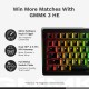 GLORIOUS GMMK 3 PREBUILT SIZE 75% HOT SWAPPABLE SWITCHES RGB BACKLIGHTING FOX MECHANICAL SWITCHES MODULAR DESIGN ARABIC LAYOUT MECHANICAL GAMING KEYBOARD - BLACK