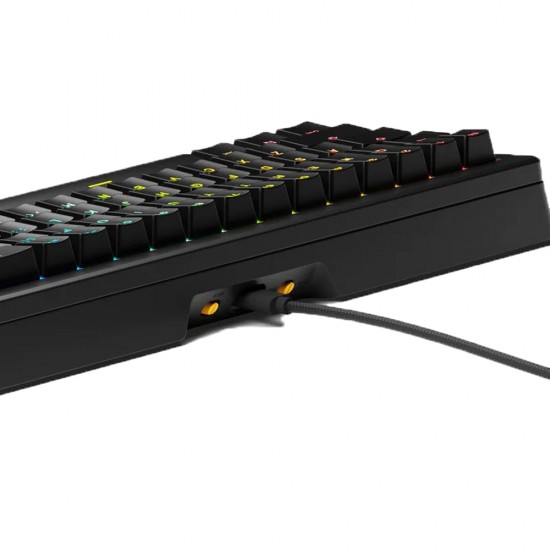 GLORIOUS GMMK 3 PREBUILT SIZE 100% HOT SWAPPABLE SWITCHES RGB BACKLIGHTING FOX MECHANICAL SWITCHES MODULAR DESIGN ARABIC LAYOUT MECHANICAL GAMING KEYBOARD - BLACK