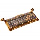GRAVASTAR MERCURY K1 PRO HANDMADE 75% MECHANICAL KEYBOARD ALUMINUM ALLOY CUSTOM KAILH SPEEDY MINT LINEAR SWITCHES WIRELESS GAMING KEYBOARD SPECIAL EDITION - BATTLE-WORN YELLOW