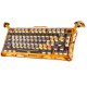 GRAVASTAR MERCURY K1 PRO HANDMADE 75% MECHANICAL KEYBOARD ALUMINUM ALLOY CUSTOM KAILH SPEEDY MINT LINEAR SWITCHES WIRELESS GAMING KEYBOARD SPECIAL EDITION - BATTLE-WORN YELLOW