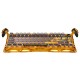 GRAVASTAR MERCURY K1 PRO HANDMADE 75% MECHANICAL KEYBOARD ALUMINUM ALLOY CUSTOM KAILH SPEEDY MINT LINEAR SWITCHES WIRELESS GAMING KEYBOARD SPECIAL EDITION - BATTLE-WORN YELLOW
