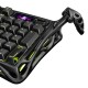 GRAVASTAR MERCURY K98 PRO 98-KEY TRI-MODE 8K POLLING GASKET MOUNT TFT DISPLAY ALUMINUM EXOSKELETON WIRELESS MECHANICAL GAMING KEYBOARD - PHANTOM BLACK