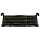 GRAVASTAR MERCURY K98 PRO 98-KEY TRI-MODE 8K POLLING GASKET MOUNT TFT DISPLAY ALUMINUM EXOSKELETON WIRELESS MECHANICAL GAMING KEYBOARD - PHANTOM BLACK