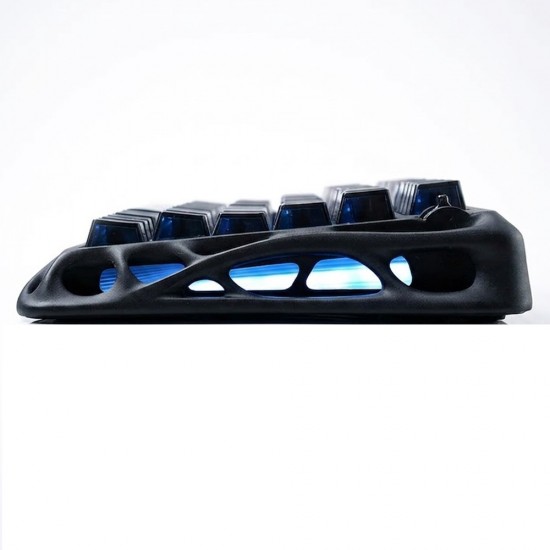 GRAVASTAR MERCURY K1 75% TRI-MODE RGB STELLAR BLOOM SWABABLE LINEAR SWITCHES 2.4GHZ ALUMINUM ALLOY WIRELESS MECHANICAL GAMING KEYBOARD - STEALTH BLACK