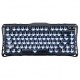 GRAVASTAR MERCURY K1 75% TRI-MODE RGB STELLAR BLOOM SWABABLE LINEAR SWITCHES 2.4GHZ ALUMINUM ALLOY WIRELESS MECHANICAL GAMING KEYBOARD - STEALTH BLACK