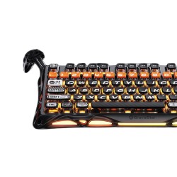 GRAVASTAR K1 PRO 75% HOT-SWAPPABLE KAILH SWITCHES DUAL RGB PUDDING KEYCAPS TRI-MODE BLUETOOTH 2.4G WIRED CNC ALUMINUM FRAME MECHANICAL GAMING KEYBOARD – CYBERFLARE