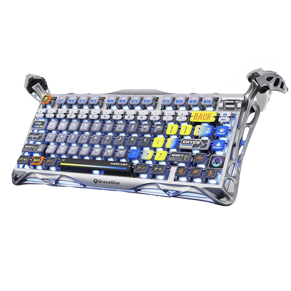 GRAVASTAR MERCURY K1 PRO CUSTOM COMPACT KEYBOARD WITH HOT-SWAP ...