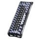 GRAVASTAR MERCURY V60 PRO 60% HE MAGNETIC 8000HZ DYNAMIC RAPID TRIGGER ALUMINUM FRAME SPECIAL EDITION GAMING KEYBOARD - CYBER FROST BLACK