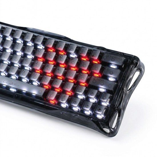 GRAVASTAR MERCURY RGB V60 RAPID TRIGGER HALL EFFECT SWITCHES 8000HZ POLLING RATE MAGNETIC WIRED GAMING KEYBOARD - ONYX CRYSTAL 
