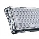 GRAVASTAR MERCURY RGB V60 PRO RAPID TRIGGER HALL EFFECT SWITCHES 8000HZ POLLING RATE MAGNETIC WIRED GAMING KEYBOARD DELUX EDITION - CHROME SILVER