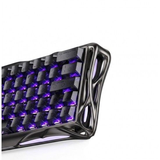 GRAVASTAR MERCURY RGB V60 PRO RAPID TRIGGER HALL EFFECT SWITCHES 8000HZ POLLING RATE MAGNETIC WIRED GAMING KEYBOARD DELUX EDITION - GUNMETAL