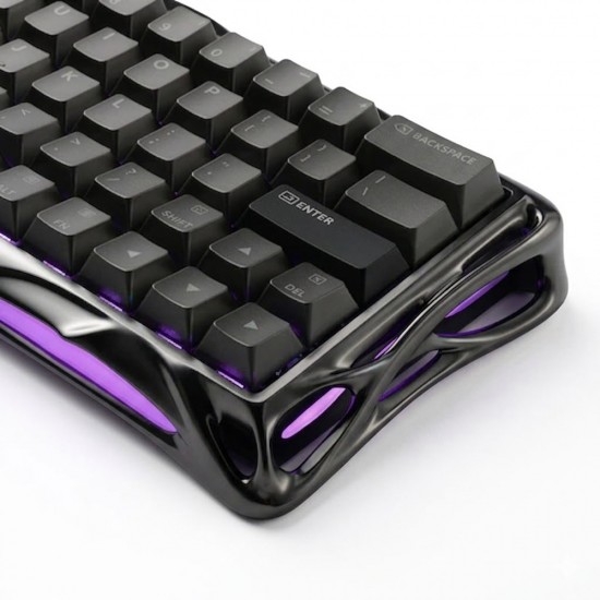 GRAVASTAR MERCURY RGB V60 PRO RAPID TRIGGER HALL EFFECT SWITCHES 8000HZ POLLING RATE MAGNETIC WIRED GAMING KEYBOARD DELUX EDITION - GUNMETAL