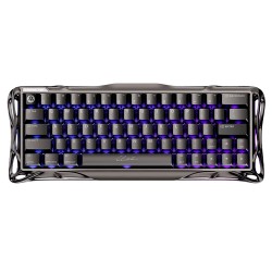 GRAVASTAR MERCURY RGB V60 PRO RAPID TRIGGER HALL EFFECT SWITCHES 8000HZ POLLING RATE MAGNETIC WIRED GAMING KEYBOARD DELUX EDITION - GUNMETAL