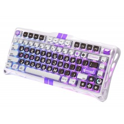 GRAVASTAR MERCURY V75 LITE HALL EFFECT 8KHZ RAPID TRIGGER ADJUSTABLE ACTUATION HOT SWAPPABLE SWITCHES 5 LAYER SOUND DAMPENING GAMING KEYBOARD - MECHA GRAY