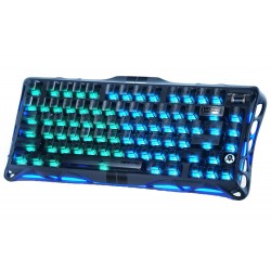 GRAVASTAR MERCURY V75 LITE HALL EFFECT 8KHZ RAPID TRIGGER ADJUSTABLE ACTUATION HOT SWAPPABLE SWITCHES 5 LAYER SOUND DAMPENING GAMING KEYBOARD - STEALTH BLACK