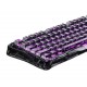 GRAVASTAR MERCURY V75 LITE HALL EFFECT 8KHZ RAPID TRIGGER ADJUSTABLE ACTUATION HOT SWAPPABLE SWITCHES 5 LAYER SOUND DAMPENING GAMING KEYBOARD - TRANSPARENT BLACK