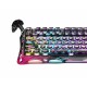 GRAVASTAR MERCURY V75 PRO HE 75% HALL EFFECT WIRED 8K POLLING HOT SWAPPABLE DUAL ZONE RGB SEMI ALUMINUM GAMING KEYBOARD - NEON GRAFFITI