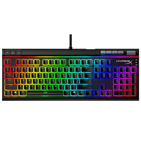 HYPERX ALLOY ELITE 2 RGB MECHANICAL GAMING KEYBOARD - LINEAR RED SWITCH