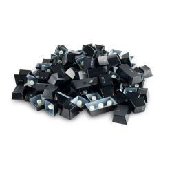 GLORIOUS 104-KEY DOUBLESHOT MECHANICAL KEYBOARD KEYCAPS - BLACK