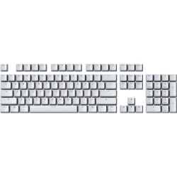 GLORIOUS 104-KEY DOUBLESHOT MECHANICAL KEYBOARD KEYCAPS - WHITE