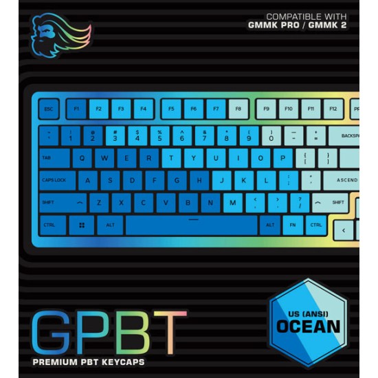 GLORIOUS GPBT PREMIUM PBT KEYCAPS - OCEAN