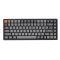 KEYCHRON K2 MAX 75% LAYOUT RGB BLUETOOTH WITH GATERON G PRO BROWN SWITCH ANTI GHOSTING N KEY ROLLOVER COMPACT 84 KEYS USB WIRED GAMING KEYBOARD - GRAY