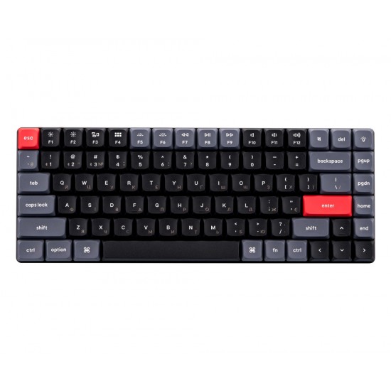 KEYCHRON K3 PRO GATERON LOW PROFILE RED SWITCHES RGB BACKLIGHT WIRELESS MECHANICAL KEYBOARD