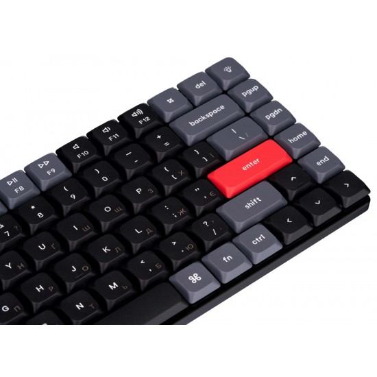 KEYCHRON K3 PRO GATERON LOW PROFILE RED SWITCHES RGB BACKLIGHT WIRELESS MECHANICAL KEYBOARD