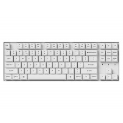 KEYCHRON K8 MAX QMK HOT SWAPPABLE RGB BACKLIGHT KEYS QMK 2.4 GHZ BLUETOOTH 5.1 BACKLIT WIRELESS MECHANICAL KEYBOARD – WHITE