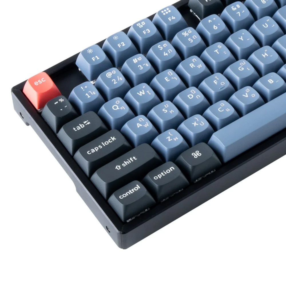 KEYCHRON K8 PRO RGB BACKLIGHT ALUMINUM RED SWITCH QMK VIA BLUETOOTH 5.1 ...