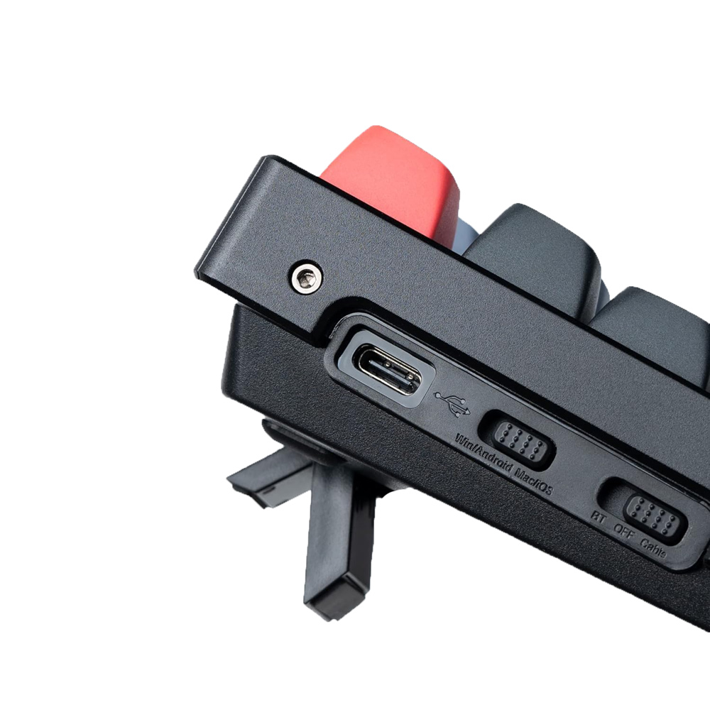 KEYCHRON K8 PRO RGB BACKLIGHT ALUMINUM RED SWITCH QMK VIA BLUETOOTH 5.1 ...