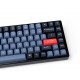 KEYCHRON K2 PRO RED SWITCHES WHITE BACKLIGHT 48 KEYS WIRELESS MECHANICAL KEYBOARD - BLACK 