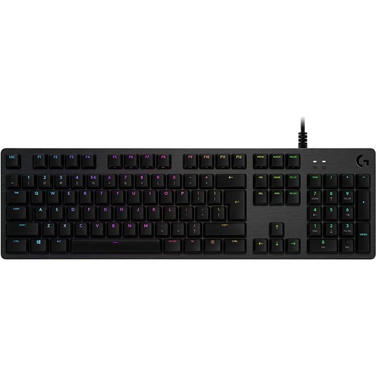 LOGITECH G512 CARBON RGB MECHANICAL GAMING KEYBOARD ( BLUE CLICKY )