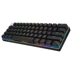 LOGITECH G PRO X 60 LIGHTSPEED ULTRA COMPACT TKL 60% MECHANICAL KEYBOARD FOR WINDOWS PC LIGHTSYNC RGB DOUBLE-SHOT PBT KEYS OPTICAL TACTILE SWITCHES WIRELESS GAMING KEYBOARD - BLACK