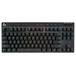 LOGITECH G PRO X RAPID TKL WITH MAGNETIC ANALOG SWITCHES QUICK SHOOTING MODE ADJUSTABLE ACTUATION AND CUSTOMIZABLE RGB LIGHTING FAST WIRED GAMING KEYBOARD - BLACK