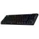 LOGITECH PRO X TKL LIGHTSPEED RGB LIGHTSYNC PBT KEYCAPS GX BROWN TACTILE SWITCHES WIRELESS GAMING KEYBOARD - BLACK