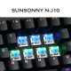 SUNSONNY N-J10 RGB THE SUPREME MECHANICAL GAMING KEYBOARD - BLUE SWITCH