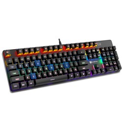 SUNSONNY N-J9 PRO RGB MECHANICAL GAMING KEYBOARD - BLUE SWITCH