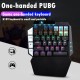 XINMENG K109 ONE-HAND MECHANICAL KEYBOARD - BLUE SWITCH