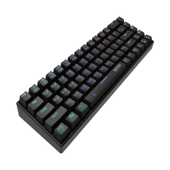 PORODO PDX214 BLUETOOTH MECHANICAL GAMING KEYBOARD 68-KEY - BLACK SWITCH (AR)