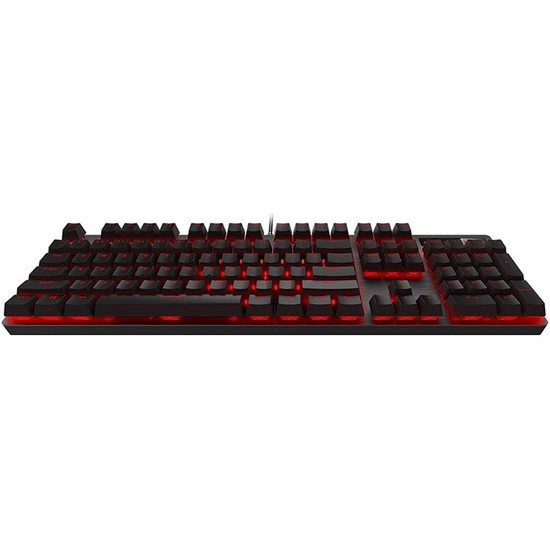 RAPOO V580 RED BACKLIT MECHANICAL BLACK GAMING KEYBOARD