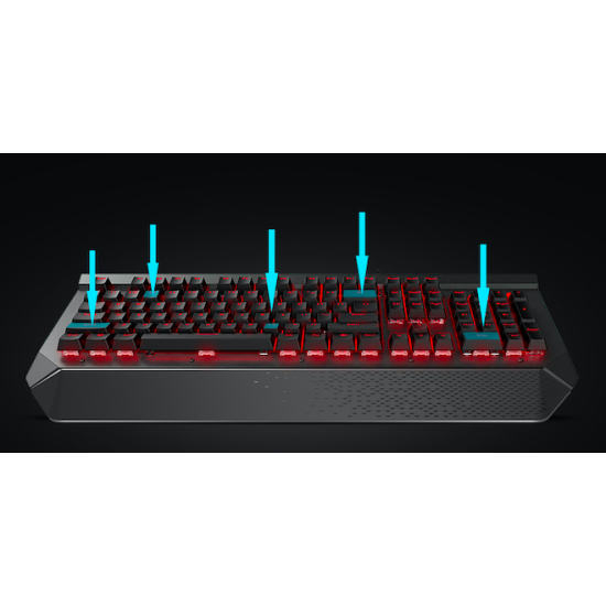 RAPOO V780S BACKLIT MECHANICAL USB GAMING KEYBOARD - WIRED KEYBOARD