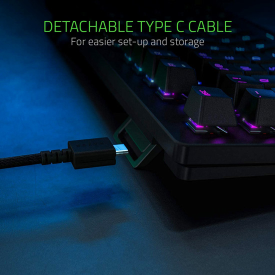 RAZER HUNTSMAN ELITE OPTICAL GAMING KEYBOARD - LINEAR SWITCH