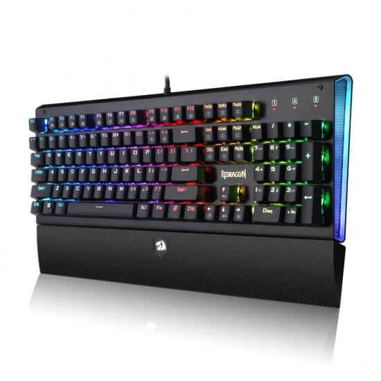 REDRAGON K569 ARYAMAN RGB BACKLIT 104 KEYS MECHANICAL GAMING KEYBOARD WITH WRIST REST