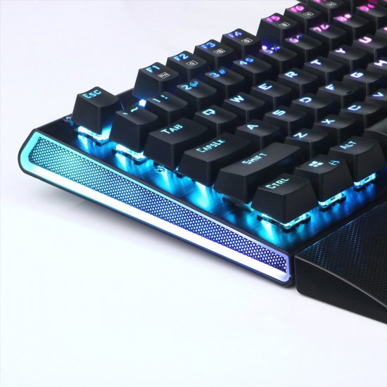 REDRAGON K569 ARYAMAN RGB BACKLIT 104 KEYS MECHANICAL GAMING KEYBOARD WITH WRIST REST