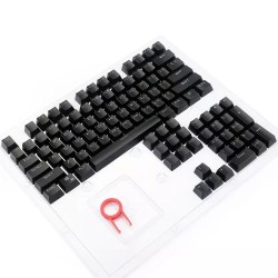 REDRAGON A111 PBT DOUBLE SHOT EN 104 KEYCAPS FOR MECHANICAL SWITCH - BLACK