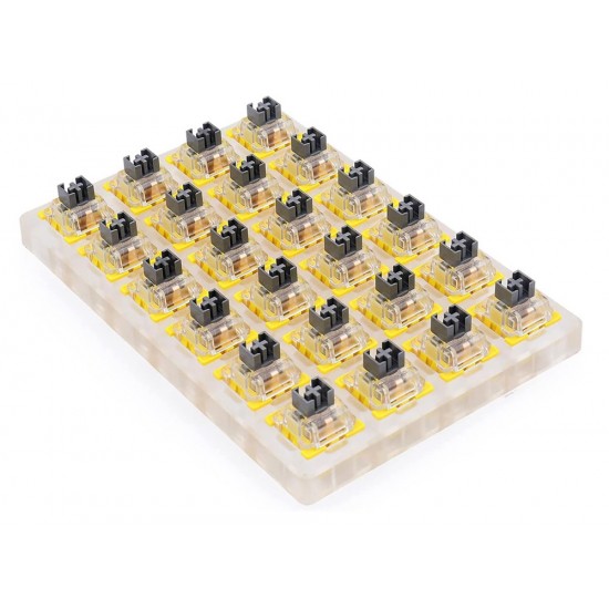 REDRAGON A113 BULLET-S SILVER SHORT LINER MECHANICAL SWITCH 24 PCS SWAPPABLE KEYBOARD SWITCHES 