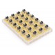 REDRAGON A113 BULLET-S SILVER SHORT LINER MECHANICAL SWITCH 24 PCS SWAPPABLE KEYBOARD SWITCHES 