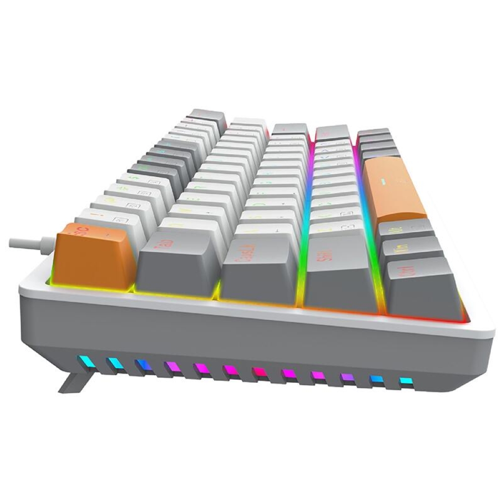 REDRAGON AKALI K642 WGO-RGB 61-KEY 60% DURABLE ABS KEYCAPS WIRED ...