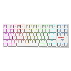 REDRAGON K539 ANUBIS 80% WIRELESS RGB MECHANICAL KEYBOARD TKL LOW PROFILE BROWN SWITCHES - WHITE